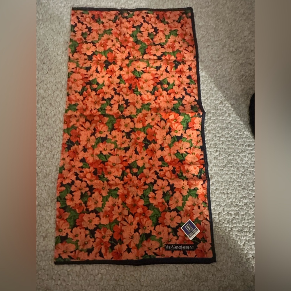 Brand new YSL pocket square or small scarf